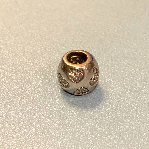 Pandora CZ Heart Charm - Picture 1 of 3